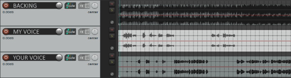 Editting audio in Reaper